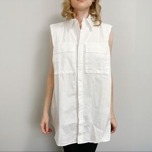 Statement boxy shirt - Size S